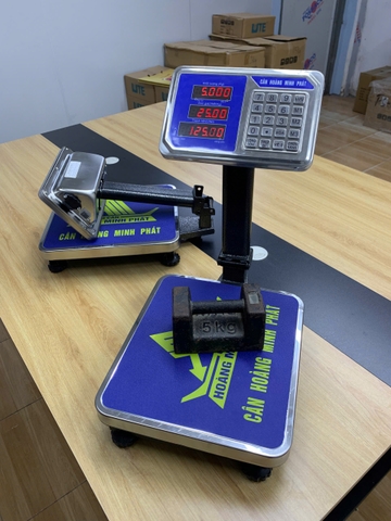 Cân điện tử 60KG tính tiền Tiếng Việt H6. Thương hiệu CÂN HOÀNG MINH PHÁT