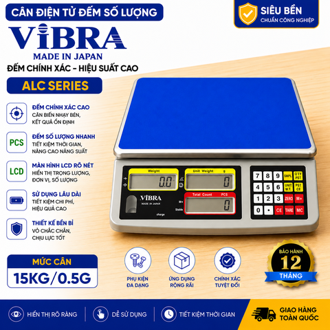 Cân điện tử đếm số lượng ViBRA ALC 15KG/0.5G