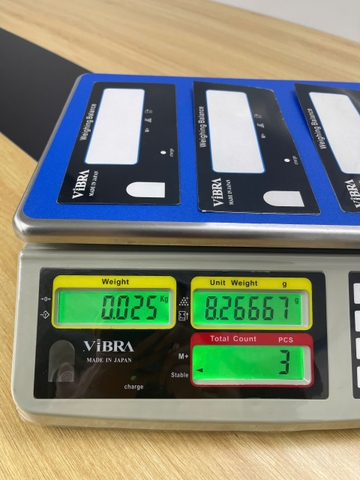 Cân điện tử đếm số lượng ViBRA 6KG/0.2G ALC, Chính Xác Cao