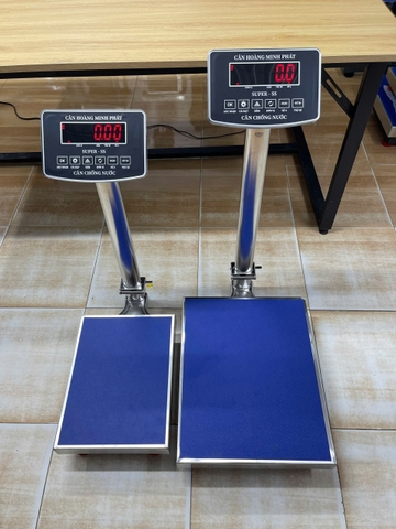 Cân cột điện tử INOX 350KG SUPER-SS led đỏ