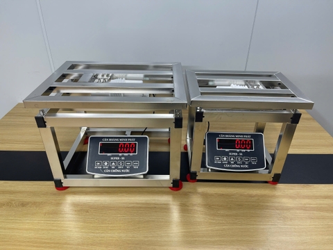 Cân ghế điện tử 80KG Full INOX Chống nước Chốt số SUPER-SS led đỏ