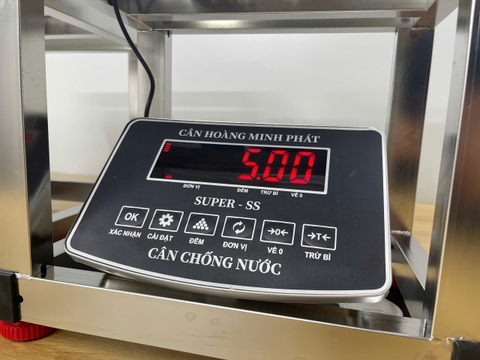 Cân ghế điện tử 200KG Full INOX Chống nước Chốt số SUPER-SS. LED ĐỎ