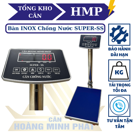 Cân cột điện tử INOX 350KG SUPER-SS led đỏ