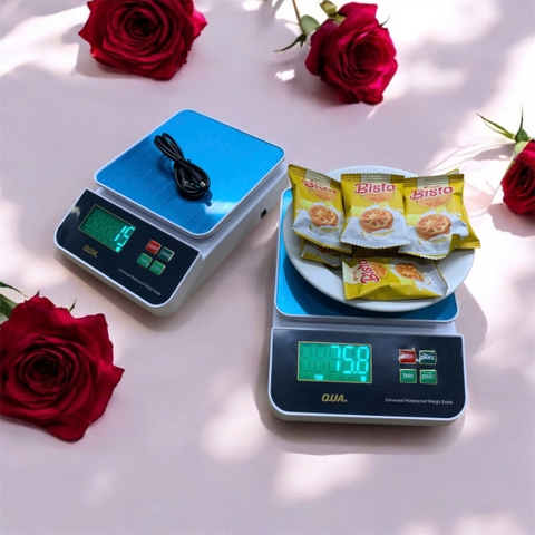 Cân tiểu li điện tử 5KG QUA Chống Nước - Sạc USB