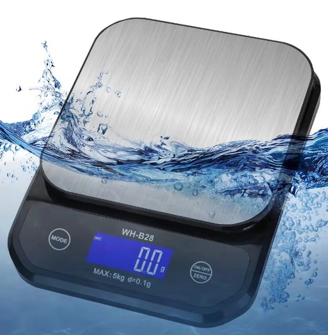 Cân điện tử 10KG/1G WH-B28 Chống Nước. SẠC USB