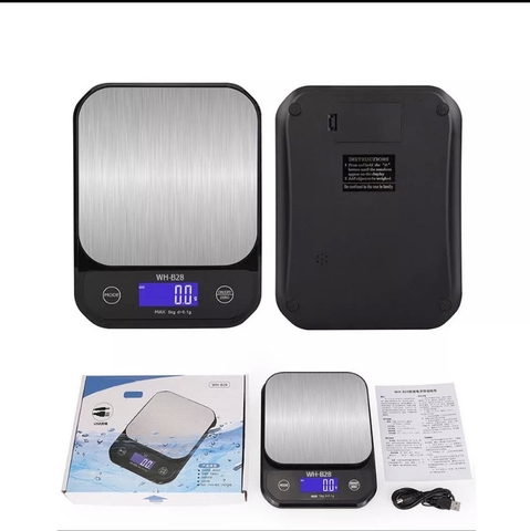 Cân điện tử 10KG/1G WH-B28 Chống Nước. SẠC USB
