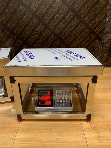 Cân ghế điện tử 350KG tính tiền Full INOX Không Gỉ H7. Phím Tiếng Việt