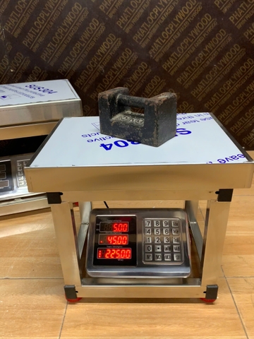 Cân ghế điện tử 150KG tính tiền Full INOX Không Gỉ H7. Phím Tiếng Việt