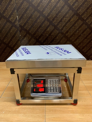 Cân ghế điện tử 350KG tính tiền Full INOX Không Gỉ H7. Phím Tiếng Việt