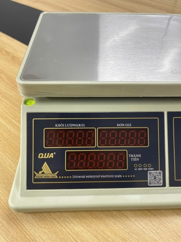 Cân Điện Tử Tính Tiền 40kg QUA832 | Chống Nước, Phím Tiếng Việt | Cân Bán Hàng