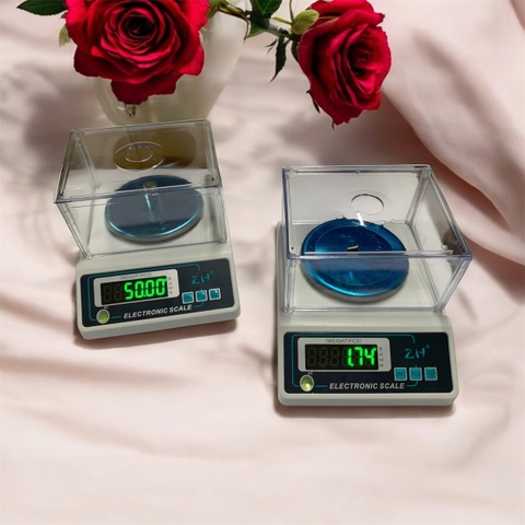 Cân điện tử 2 số lẻ ZH 3KG/0.01G - Kèm lồng kính