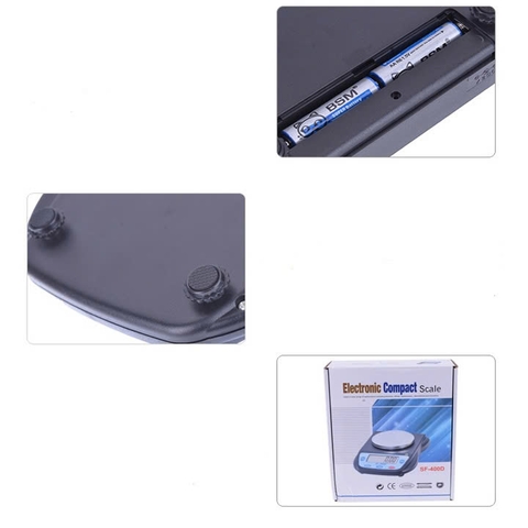 Cân tiểu ly để bàn 500g x 0.01g SF-400D,chính xác tới 1% gram