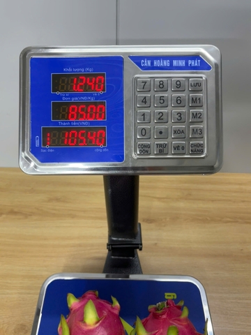 Cân Điện Tử Tính Tiền 60kg H6 | Phím Tiếng Việt | Cân Bán Hàng | Hoàng Minh Phát