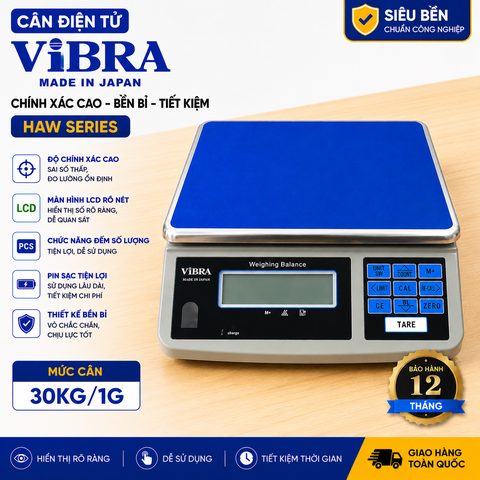 Cân điện tử ViBRA HAW 30KG Nhật Bản