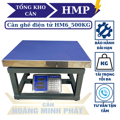 Cân ghế điện tử 500kg HM6 thương hiệu CÂN HOÀNG MINH PHÁT