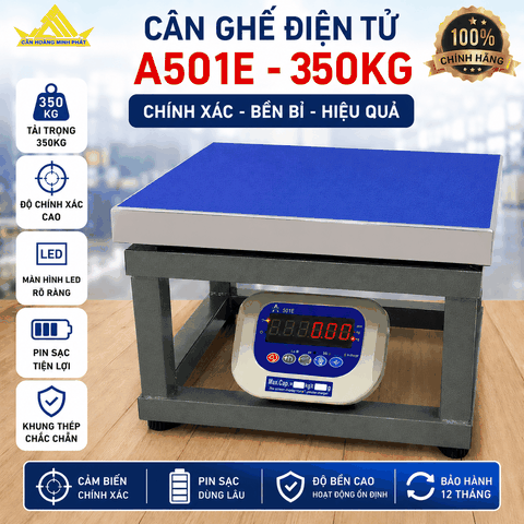 Cân Ghế Điện Tử 350kg A501E | Cân Hàng Hóa, Nông Sản Chính Xác Cao