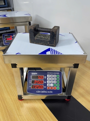 Cân ghế điện tử 100kg INOX Chống Nước HMP9 Thương hiệu CÂN HOÀNG MINH PHÁT