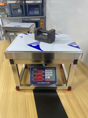 Cân ghế điện tử 300kg INOX Chống Nước HMP9 Thương hiệu CÂN HOÀNG MINH PHÁT