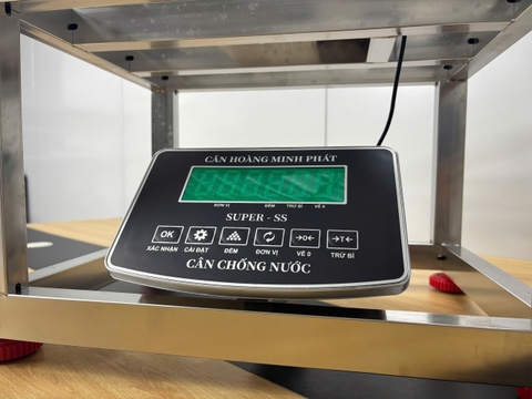 Cân Ghế Điện Tử 100kg INOX Chống Nước SUPER-SS | LED Xanh | Cân Hàng Hóa, Nông Sản, Động Vật