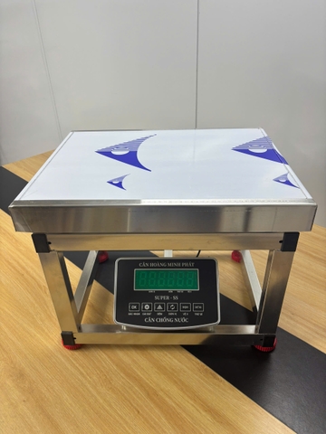 Cân Ghế Điện Tử 150kg INOX Chống Nước SUPER-SS | LED Xanh | Cân Hàng Hóa, Nông Sản, Động Vật