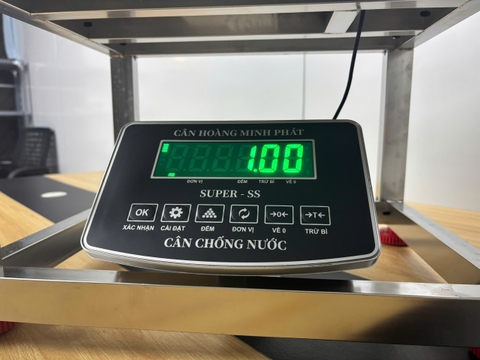 Cân Ghế Điện Tử 350kg INOX Chống Nước SUPER-SS | LED Xanh | Cân Hàng Hóa, Nông Sản, Động Vật