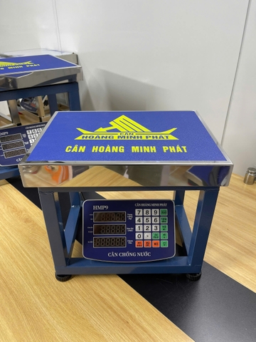 Cân ghế điện tử 100kg HMP9 Thương Hiệu CÂN HOÀNG MINH PHÁT. Cân tính tiền, chống nước. Cân Chốt Số - Tiếng việt