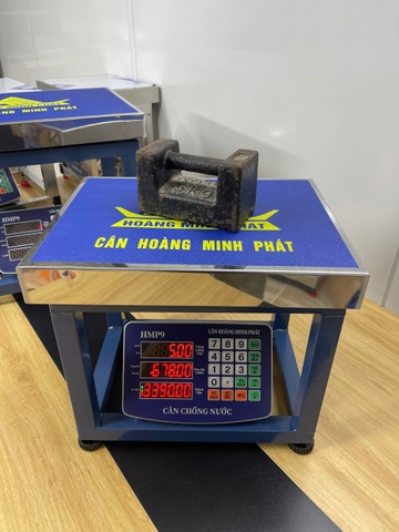 Cân ghế điện tử 80kg HMP9 Thương Hiệu CÂN HOÀNG MINH PHÁT. Cân tính tiền, chống nước. Cân Chốt Số - Tiếng việt