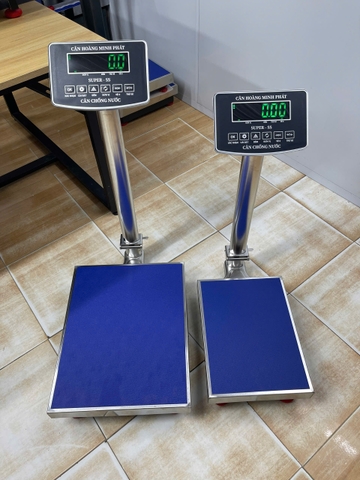 Cân Bàn Điện Tử INOX 350KG SUPER-SS Led Xanh