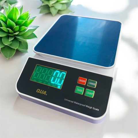 Cân tiểu li điện tử 3KG QUA Chống Nước - Sạc USB