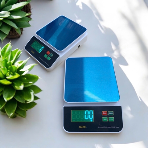 Cân tiểu li điện tử 3KG QUA Chống Nước - Sạc USB