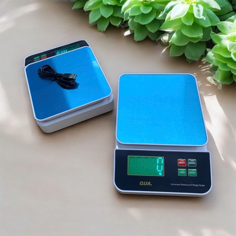 Cân tiểu li điện tử 5KG QUA Chống Nước - Sạc USB
