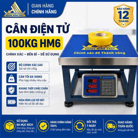 Cân ghế điện tử 100KG HM6 - CÂN HOÀNG MINH PHÁT