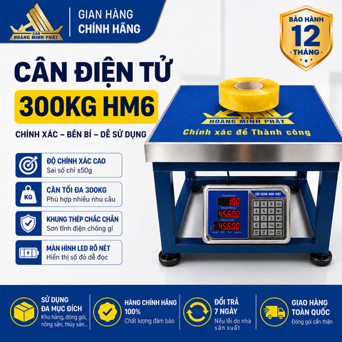 Cân ghế điện tử 300KG HM6 - CÂN HOÀNG MINH PHÁT