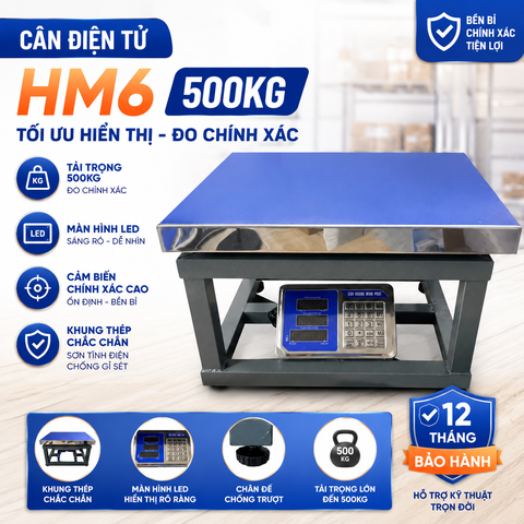 Cân Ghế Điện Tử 500KG HM6 - CÂN HOÀNG MINH PHÁT