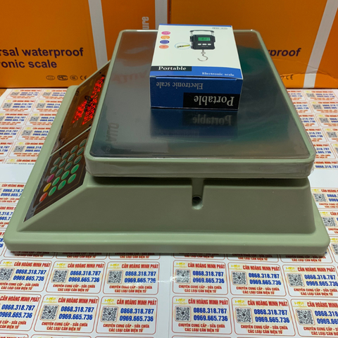 Cân điện tử tính tiền chống nước 30KG QUA832 - PHÍM TIẾNG VIỆT