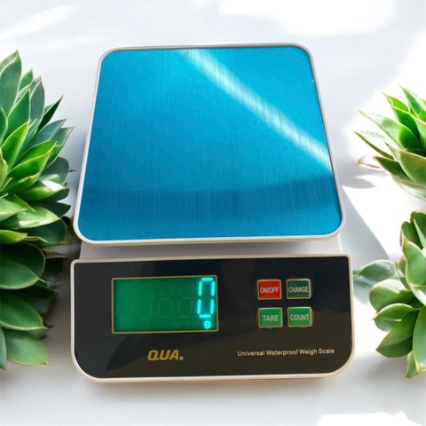 Cân tiểu li điện tử 5KG QUA Chống Nước - Sạc USB