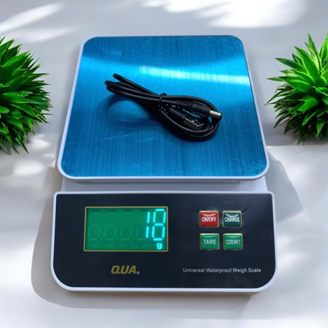 Cân tiểu li điện tử 5KG QUA Chống Nước - Sạc USB