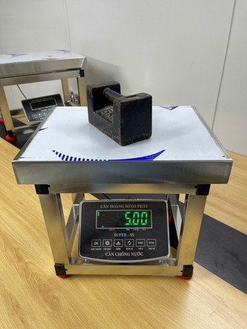 Cân ghế điện tử 200KG Full INOX Chống nước Chốt số SUPER-SS. LED XANH