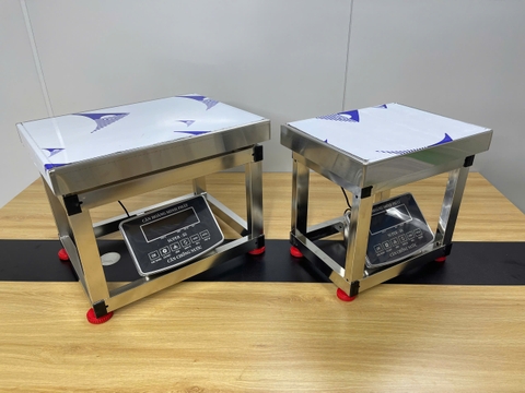 Cân ghế điện tử 200KG Full INOX Chống nước Chốt số SUPER-SS. LED XANH