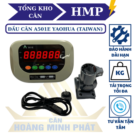 Đầu Cân Điện Tử A501E 60kg–10 Tấn | Dùng Cho Cân Ghế, Cân Bàn, Cân Sàn, Cân Ô Tô