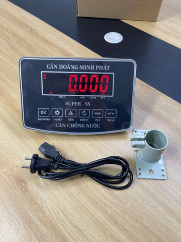 Đầu cân điện tử chống nước 60kg đến 500kg SUPER-SS Led Đỏ. Có chức năng chốt số tự động