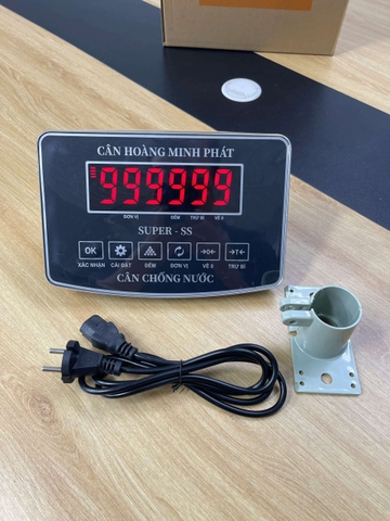 Đầu cân điện tử chống nước 60kg đến 500kg SUPER-SS Led Đỏ. Có chức năng chốt số tự động