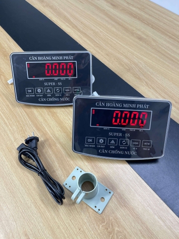 Đầu cân điện tử chống nước 60kg đến 500kg SUPER-SS Led Đỏ. Có chức năng chốt số tự động