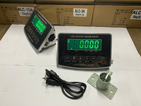 Đầu cân điện tử chống nước 60kg đến 500kg Super - SS Led Xanh có chức năng chốt số tự động