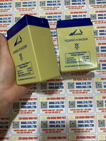 Pin cân điện tử 4v6ah, Ắc quy 4V6H, Bình Ắc quy 4V6H - Pin Khô Dung Lượng Cao