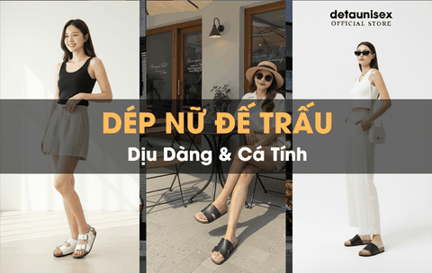 Dép đế trấu nữ – Dịu dàng, cá tính và thời trang