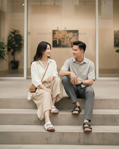 Dép đế trấu Birken 2 khoá nam nữ điều chỉnh thông minh - DETA21