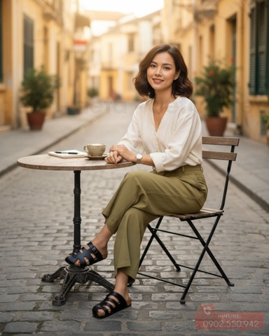 Dép đế trấu rọ chiến binh nam nữ - DETA41