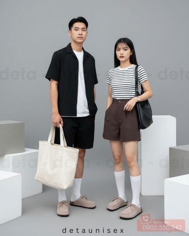 Dép sục đế trấu bánh mỳ Mule Moccasin DETA52