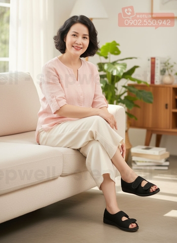 Giày cho người bênh tiểu đường êm ái chính hãng TIDU01